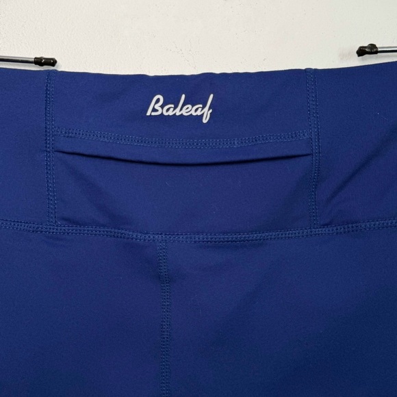 Baleaf Women's High Waist Activewear Biker Shorts, Royal Blue size M - Picture 3 of 4